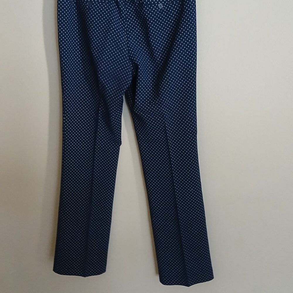 Seventh Ave Blue Polka Dot Pants - Picture 3 of 5